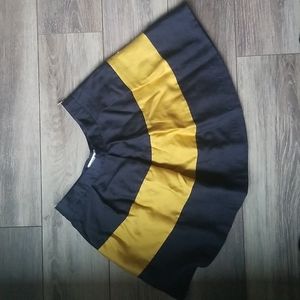 Lacoste Navy and Gold short skirt